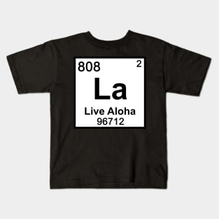 Live Aloha Periodic Table Kids T-Shirt